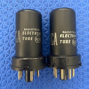 マッチドペア RCA 6J5 真空管バルブ NOS テスト - Etsy 日本