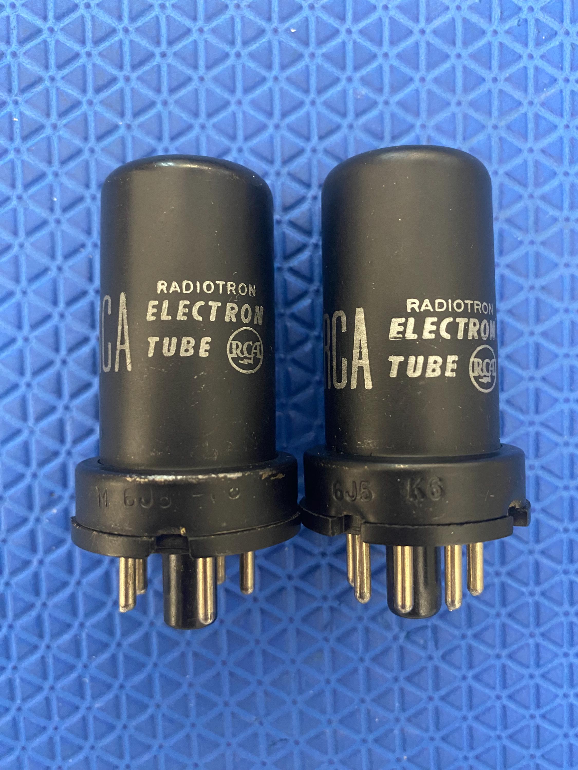 マッチドペア RCA 6J5 真空管バルブ NOS テスト - Etsy 日本