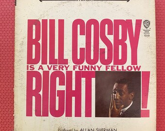 Bill Cosby Is A Very Funny Fellow Warner Brothers Records Stereo Vinyl LP WS 1518