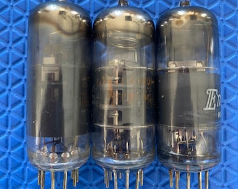 Trio RCA Gray Glass 12BY7 12BY7A Vacuum Tubes Valves