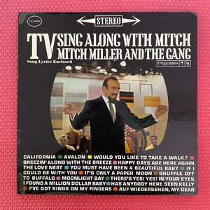 Sing Along With Mitch -- Mitch Miller And The Gang Columbia Vinyl LP CS 8428
