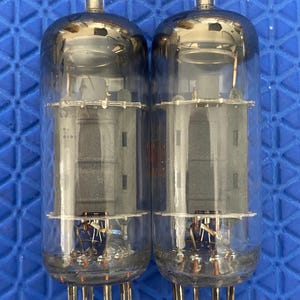 Matched Pair General Electric GE 12BH7 12BH7A Vacuum Tubes Valves 12AU7 Substitute For Tube Rolling