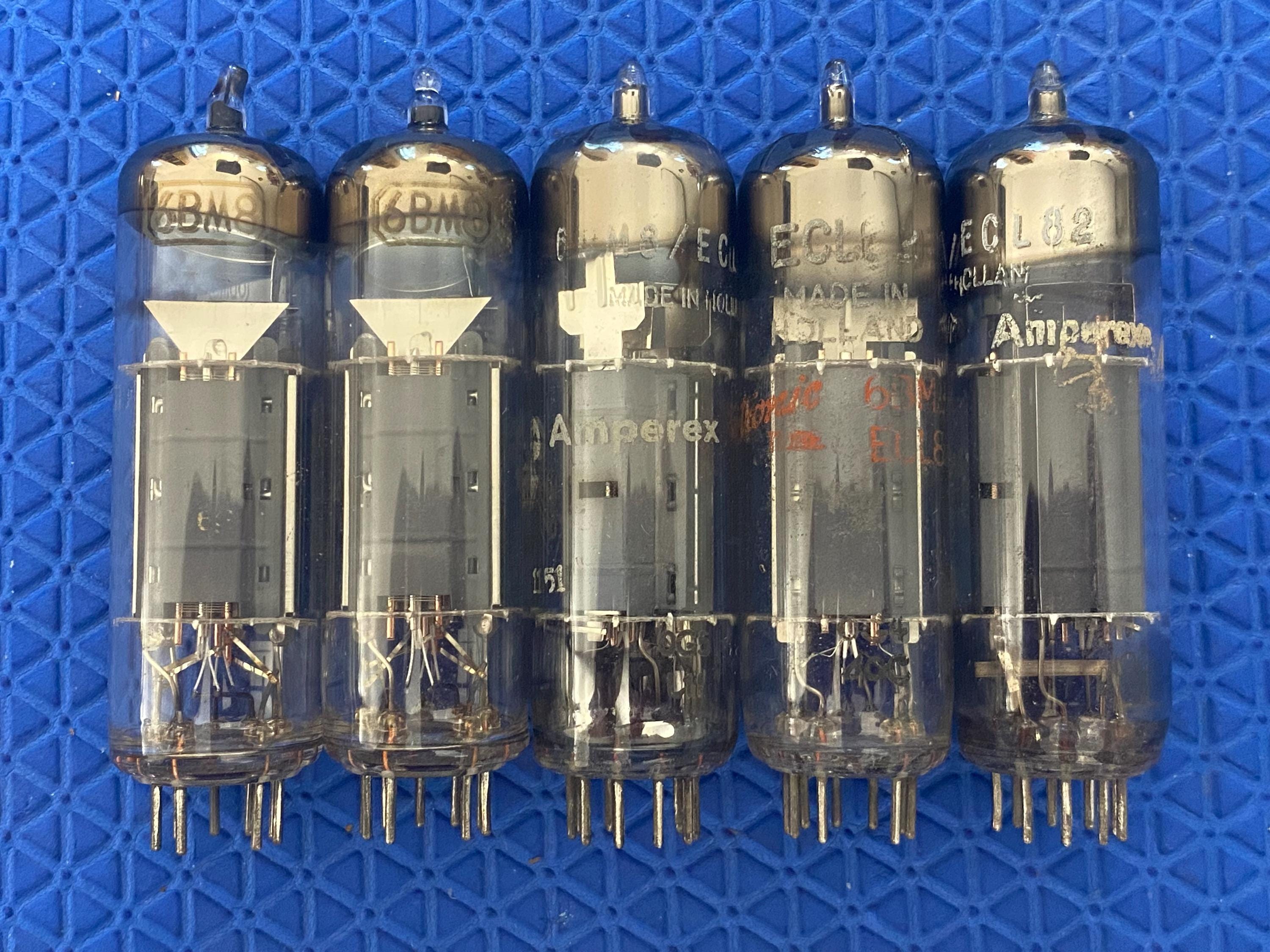 ヨーロッパ製 6BM8 ECL82 真空管 5本 5個セット - Etsy 日本