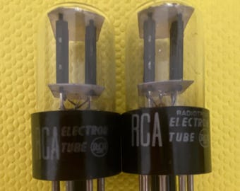 Matched Pair RCA 6SN7 6SN7GTB Vacuum Tubes Valves - Etsy