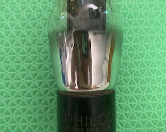 Philco Number Type 42 #42 Vacuum Tube Engraved / Stamped Base