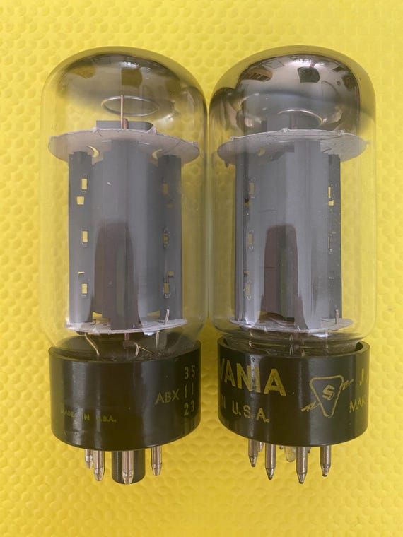Matched Pair Sylvania 6L6 6L6GC Vacuum Tubes Nos-testing - Etsy