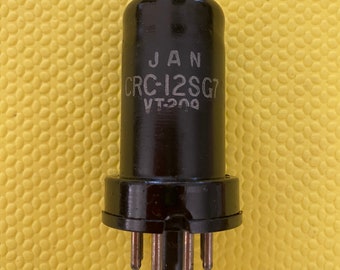 RCA 12SG7 JAN-CRC-12SG7Y Vacuum Tube Milspec New Old Stock New In Box
