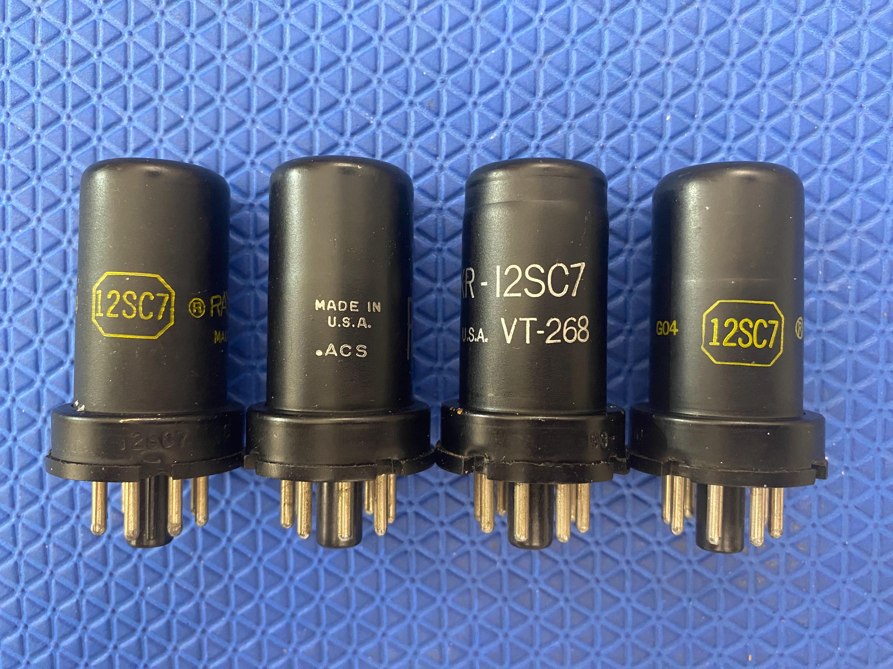 オーディオ機器 真空管 6CG7 USAの文字 メーカー不明