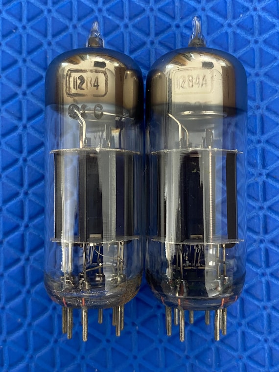 RCA 真空管セット 12本セット マッチドペア RCA 12B4 12B4A 真空管 バルブ ブラックプレート 銅製