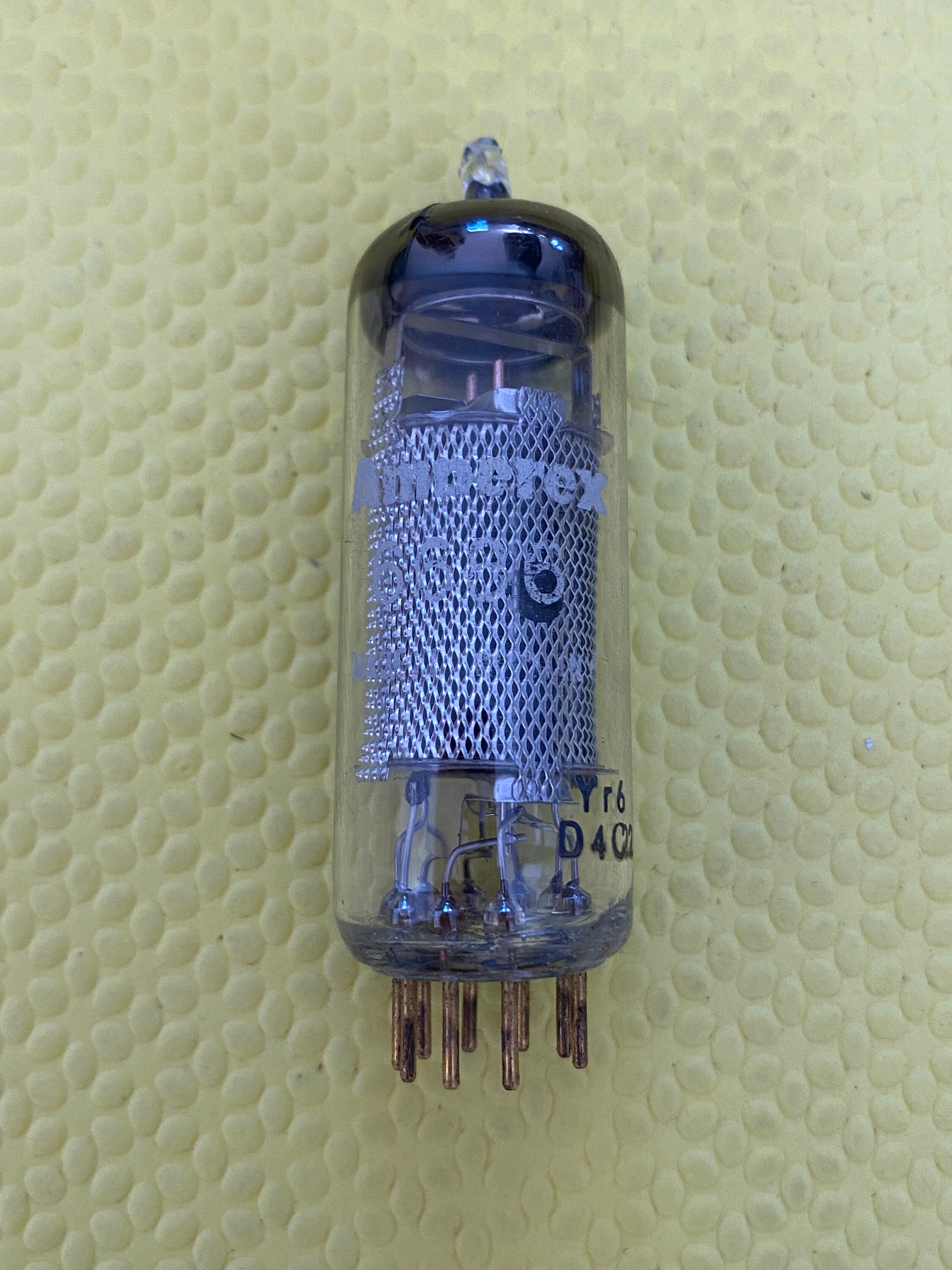 Amperex E81L 6686 真空管バルブ メッシュプレート ゴールドピン NOS