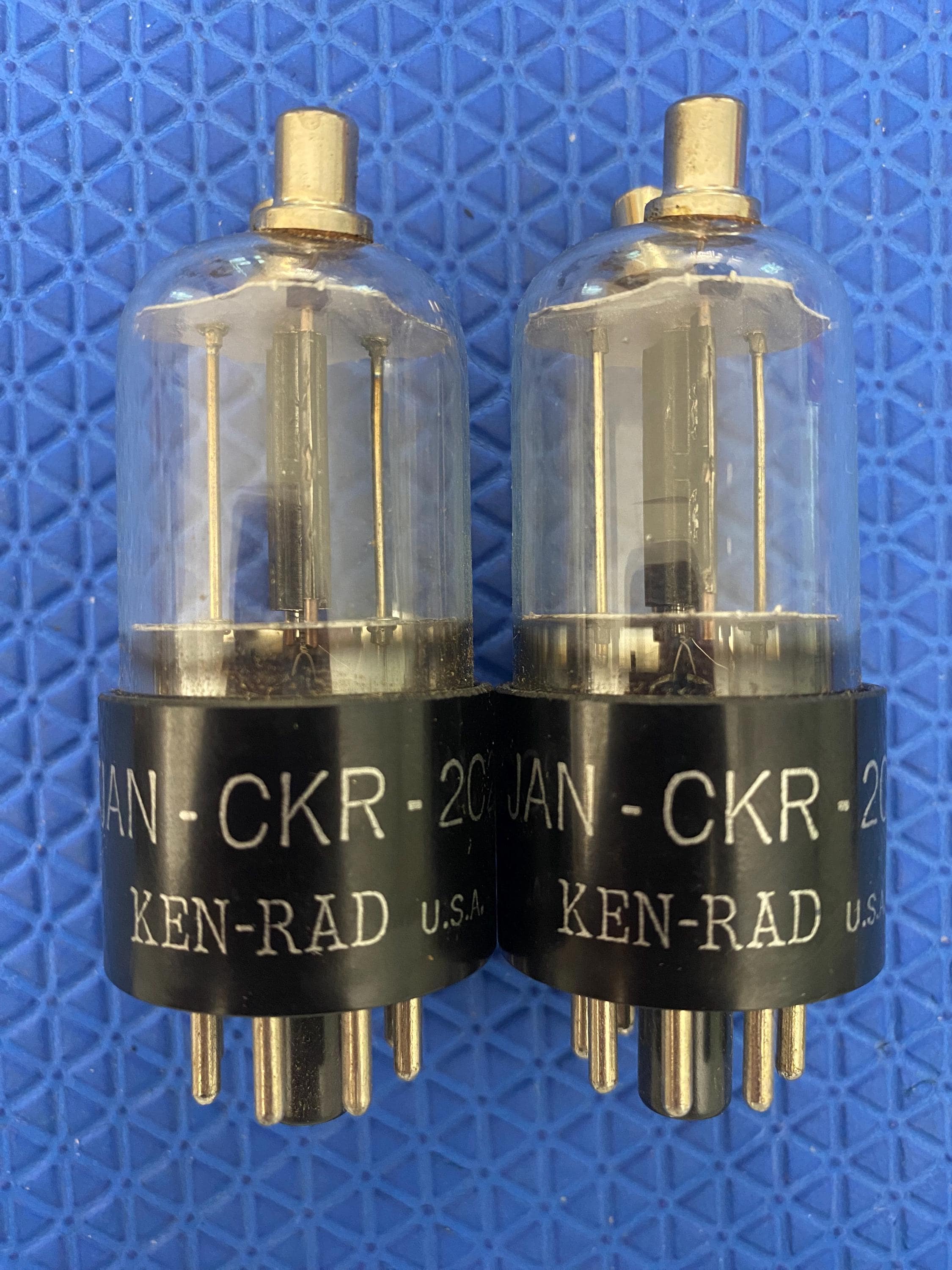KEN-RAD 真空管セット USA製 Matched Pair Ken-rad 2C22 JANCKR2C22 7193 Vacuum Tubes Valves