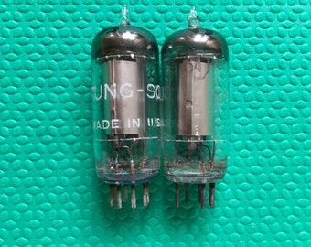 2 Tung-Sol 3S4 Vacuum Tubes Valves Lot Of Two