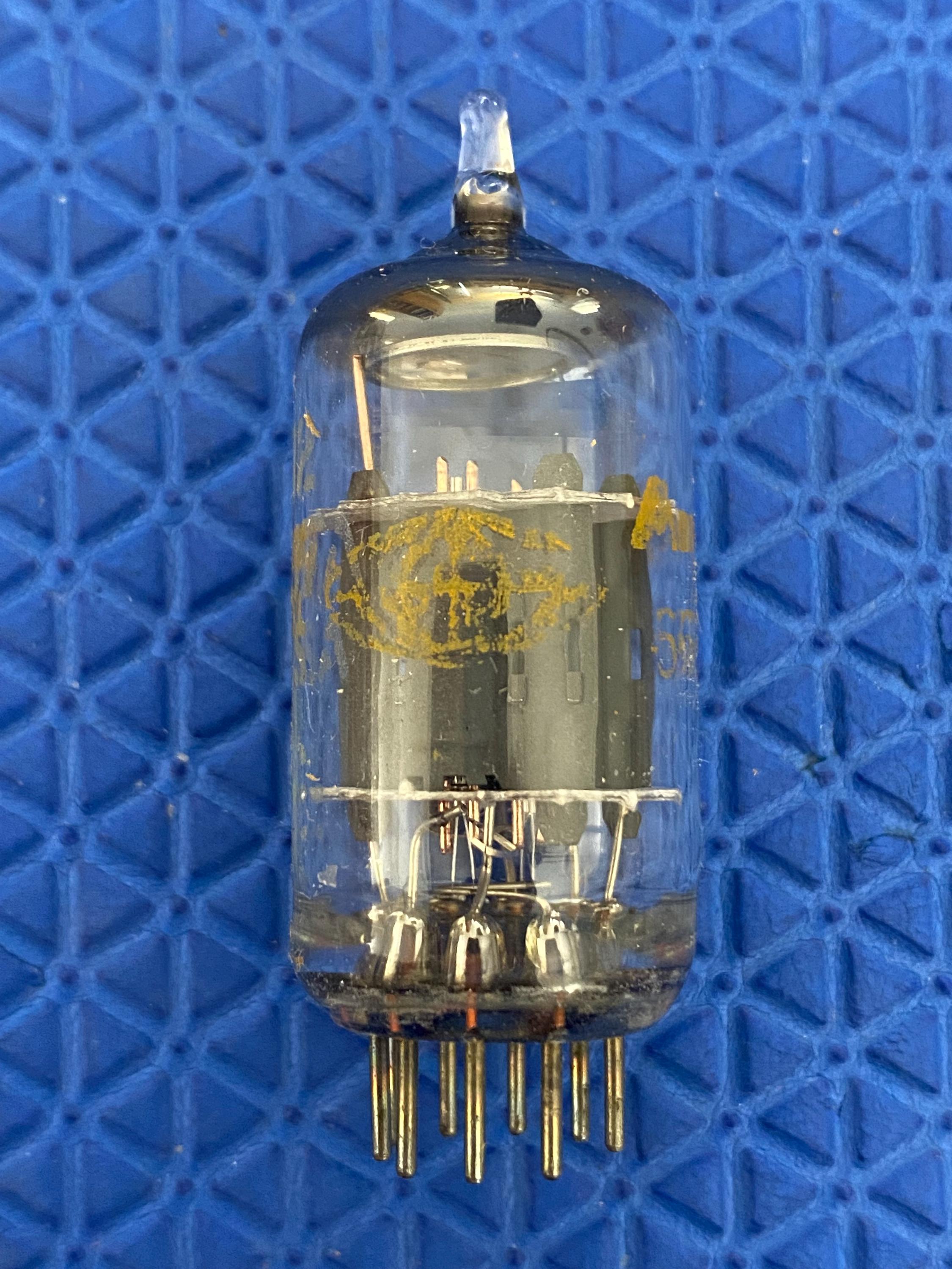 Amperex 6680 12AU7 12AU7A ECC82 Vacuum Tube Industrial Version