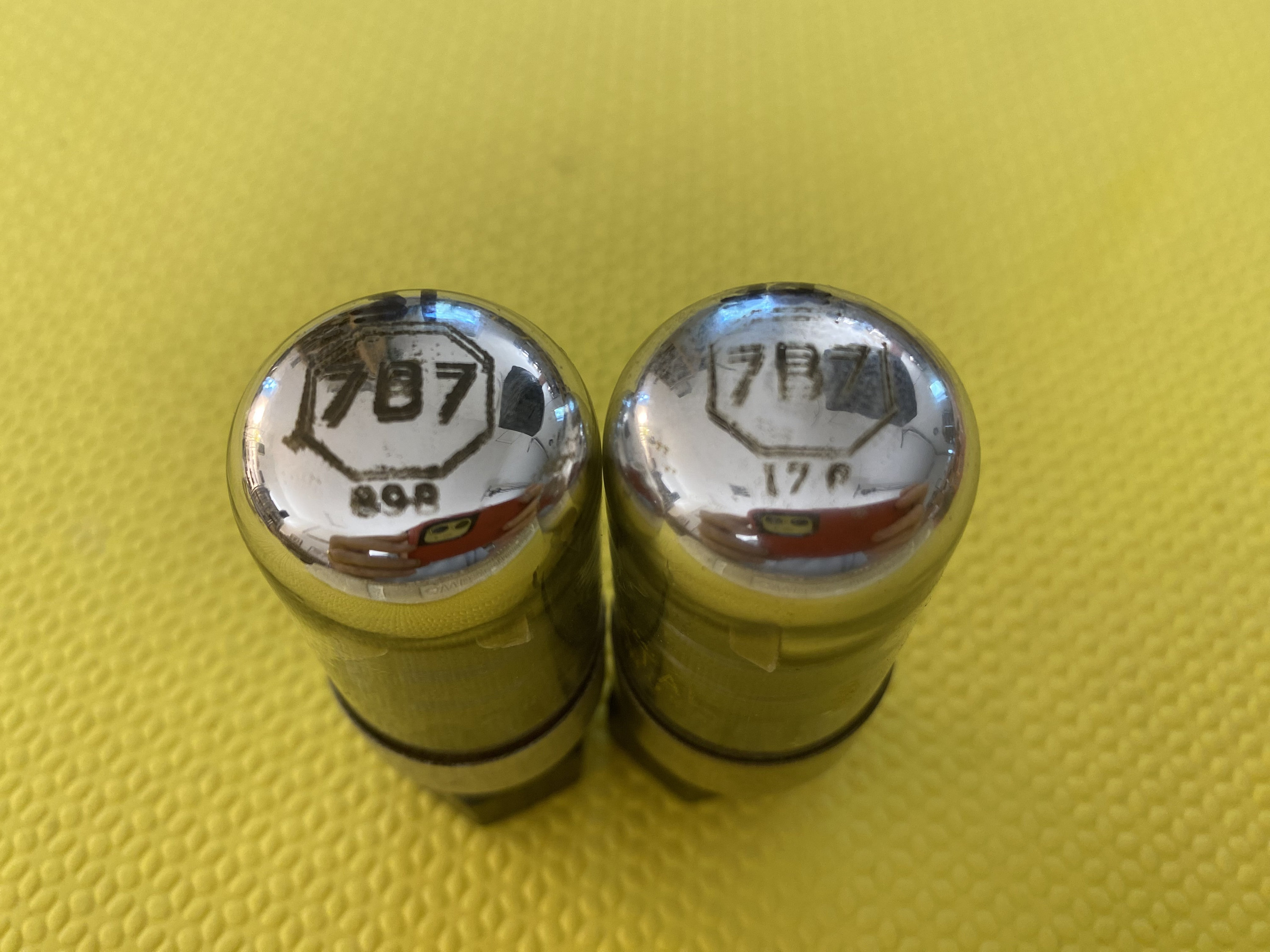 Matched Pair Sylvania 7B7 Vacuum Tubes - Etsy