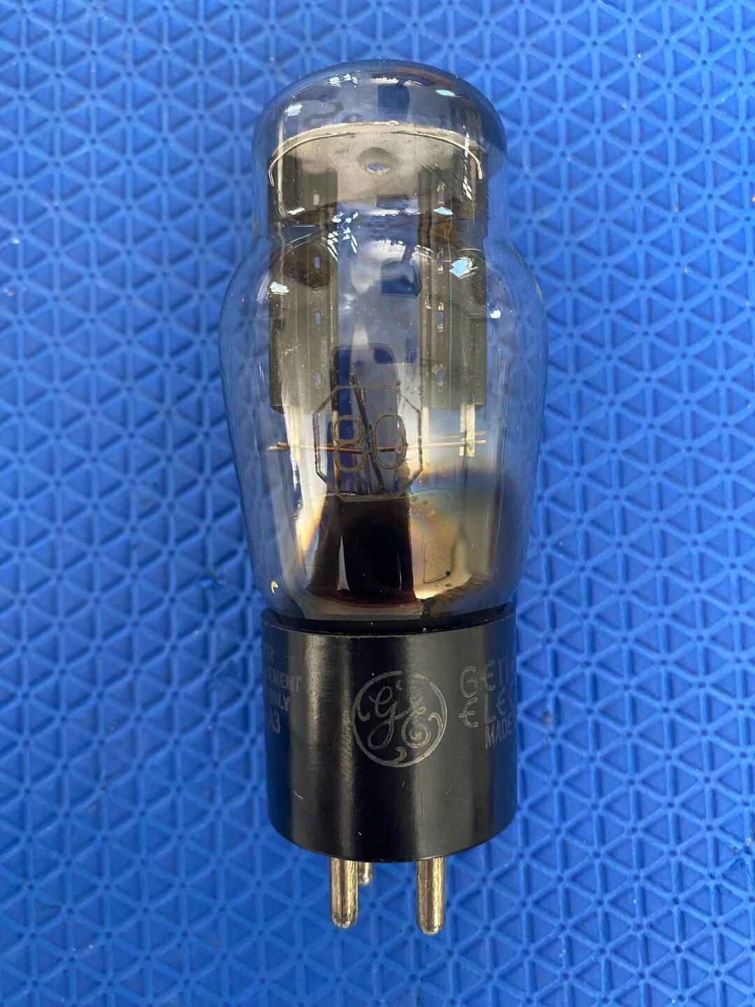 Ge Rectifier General Electric GE Number / Type 80 #80 Vacuum Tube Rectifier Black ...