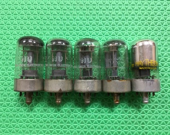 5 US-Made 7E6 Vacuum Tubes Valves NOS NIB Lot Of Five