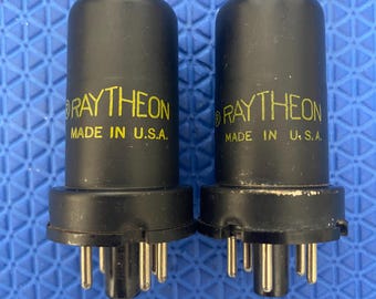 マッチドペア RCA 6J5 真空管バルブ NOS テスト - Etsy 日本