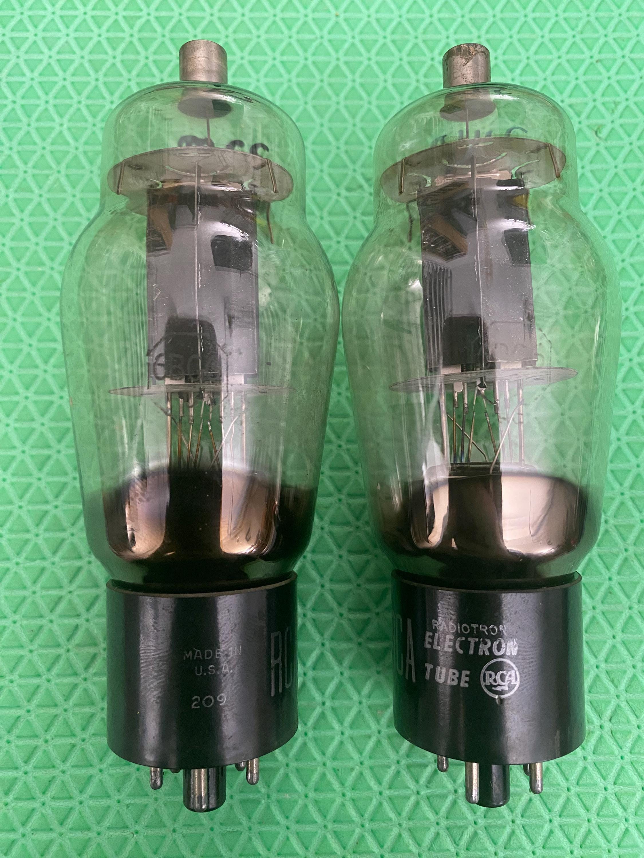 RCA 6BG6 6BG6G 真空管 ペア ショルダーSTシェイプ NOSテスト済み