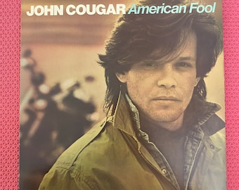 John Cougar Mellenncamp American Fool Stereo Vinyl LP Polygram Records Riva Records RVL 7501