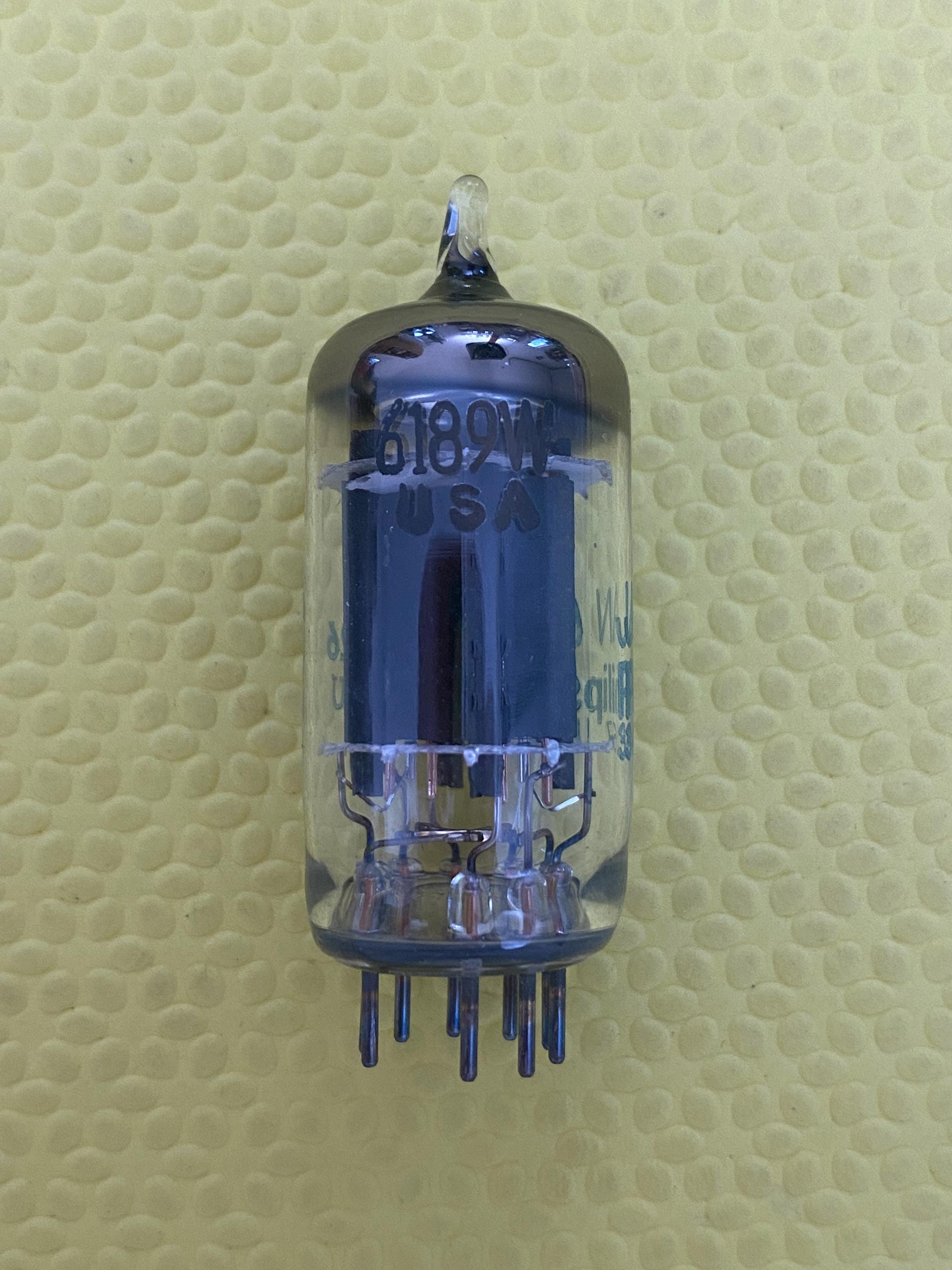 Philips ECG 6189 6189W JAN6189W 12AU7 ECC82 真空管 ミルスペック