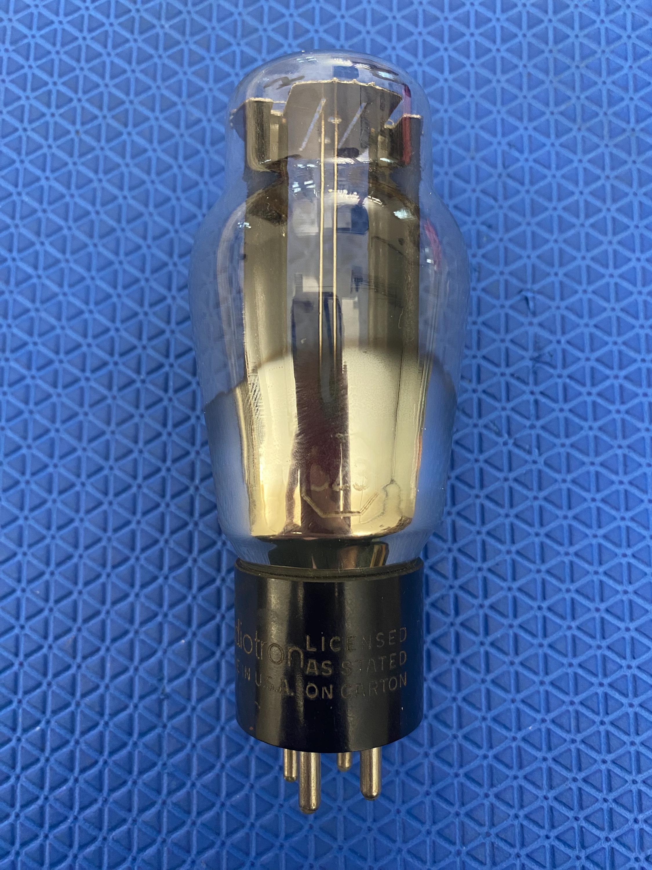 RCA 5Z3 Vacuum Tube Valve Black Plate Rectifier Shoulder ST Shape
