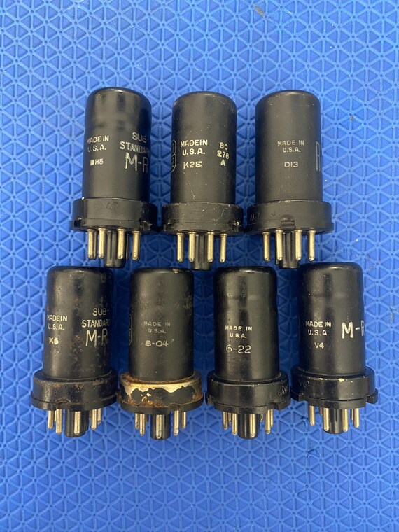 7 RCA 1852 6AC7 Vacuum Tubes Industrial Grade Lot of Seven - Etsy