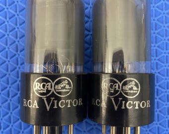 Lampe Vacuum Tube RCA 6L6 Y Métal - NOS (New Old Stock) - Neuf Dans Sa Boîte