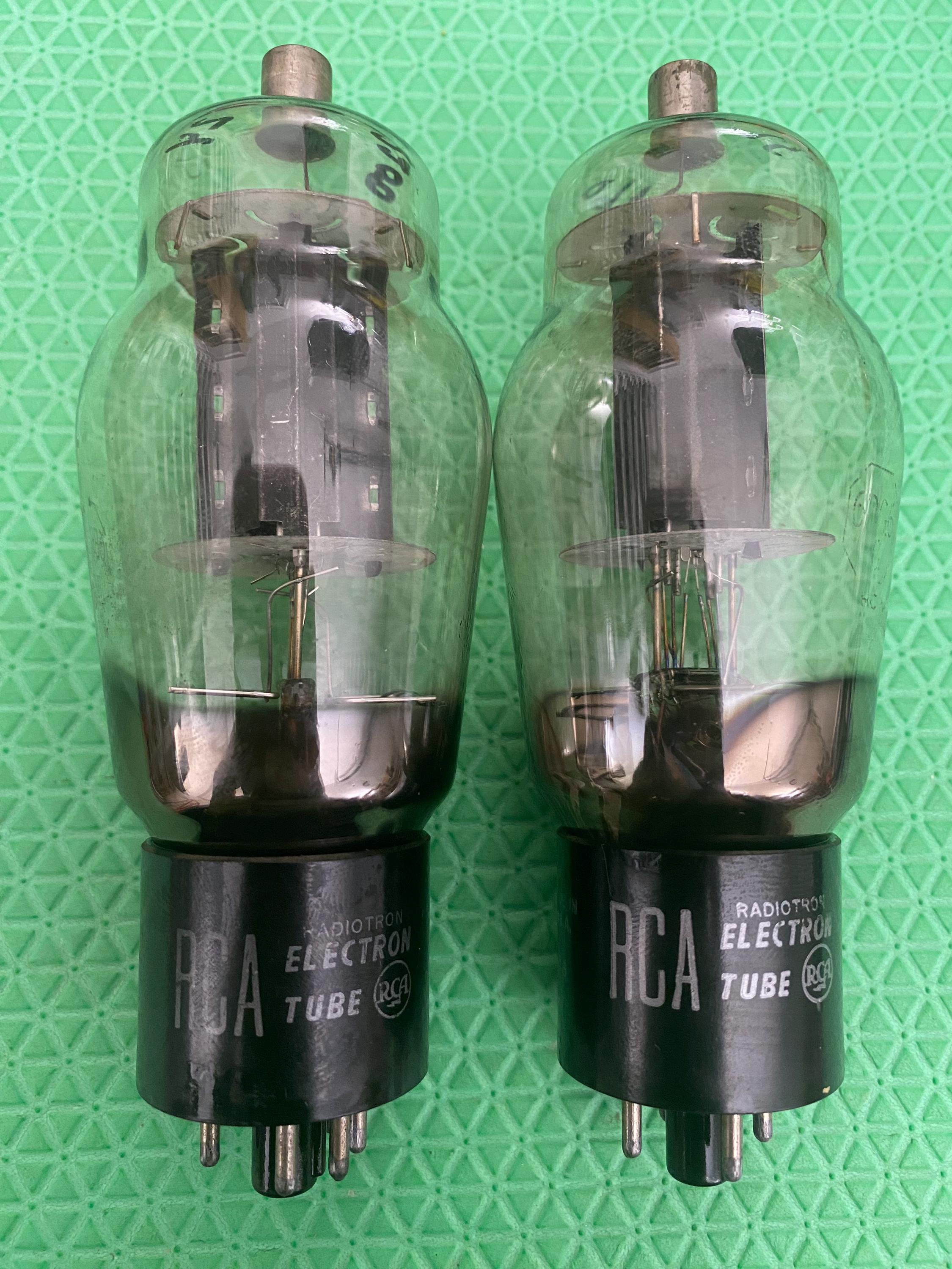 RCA 6BG6 6BG6G 真空管 ペア ショルダーSTシェイプ NOSテスト済み