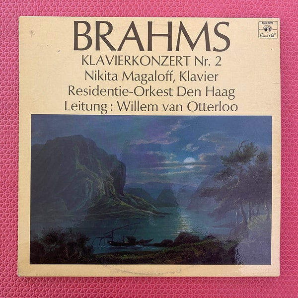 Brahms Klavierkonzert Nr. 2 Nikita Magaloff Residentie-Orkest Stereo Vinyl LP Gravure Universelle Records SMS 2395