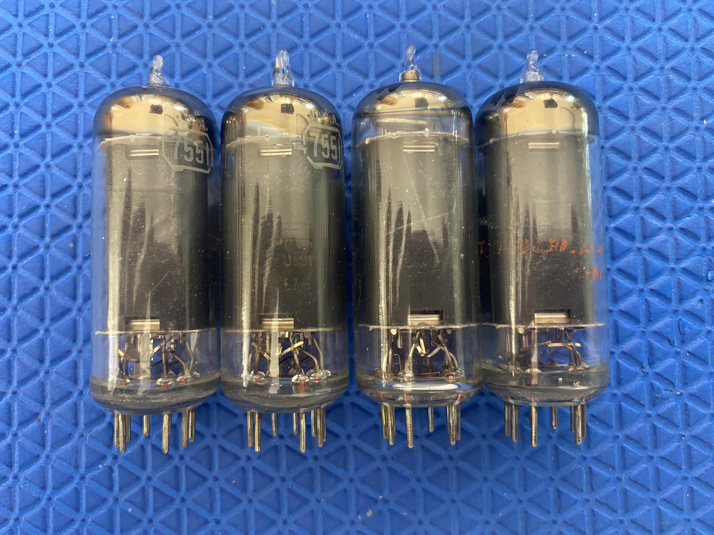 RCA 7551 真空管 4本 4個セット - Etsy 日本