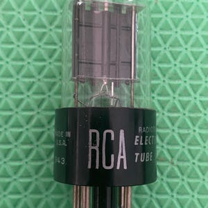 RCA 6X5 6X5GT Vacuum Tube Rectifier Black Plates NOS NIB