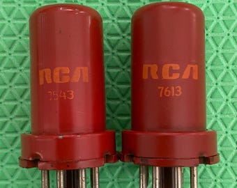 マッチドペア RCA 6J5 真空管バルブ NOS テスト - Etsy 日本