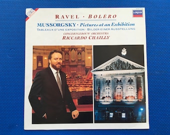 Ravel Bolero Mussorgsky Bilder einer Ausstellung Concertgebouw-Orchester Riccardo Chailly Stereo-LP London Records 417 611-1