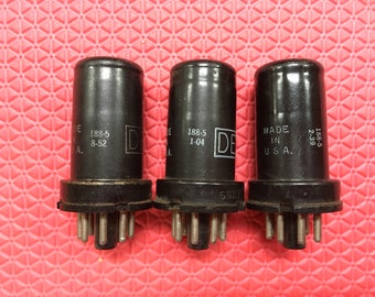 3 General Electric GE 6SK7 Vacuum Tubes Valves Lot Of Three