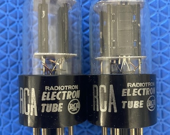 6SN7 RCA　真空管　6SN7GTBブラックプレート 6SN7 RCA 真空管 6SN7GTBブラックプレート｜RCA 6SN7GTB BLACK PLATE