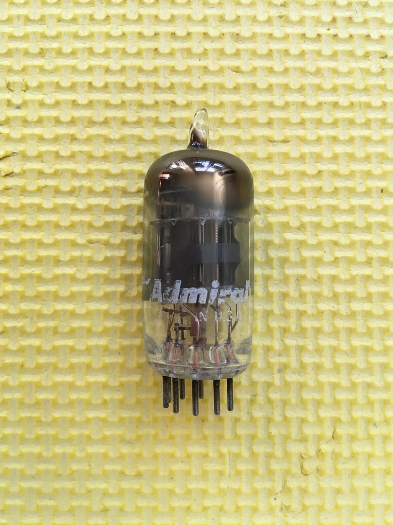 General Electric GE 6AN8 Vacuum Tube Valve Gray Glass Amplitrex-Tested