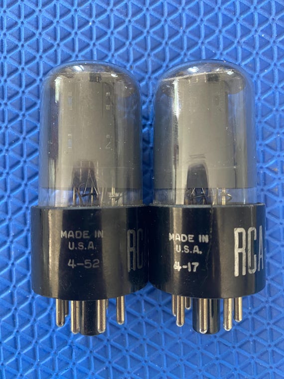 RCA 12SL7 12SL7GT 真空管 ペア グレーボトル NOS NIB - Etsy 日本