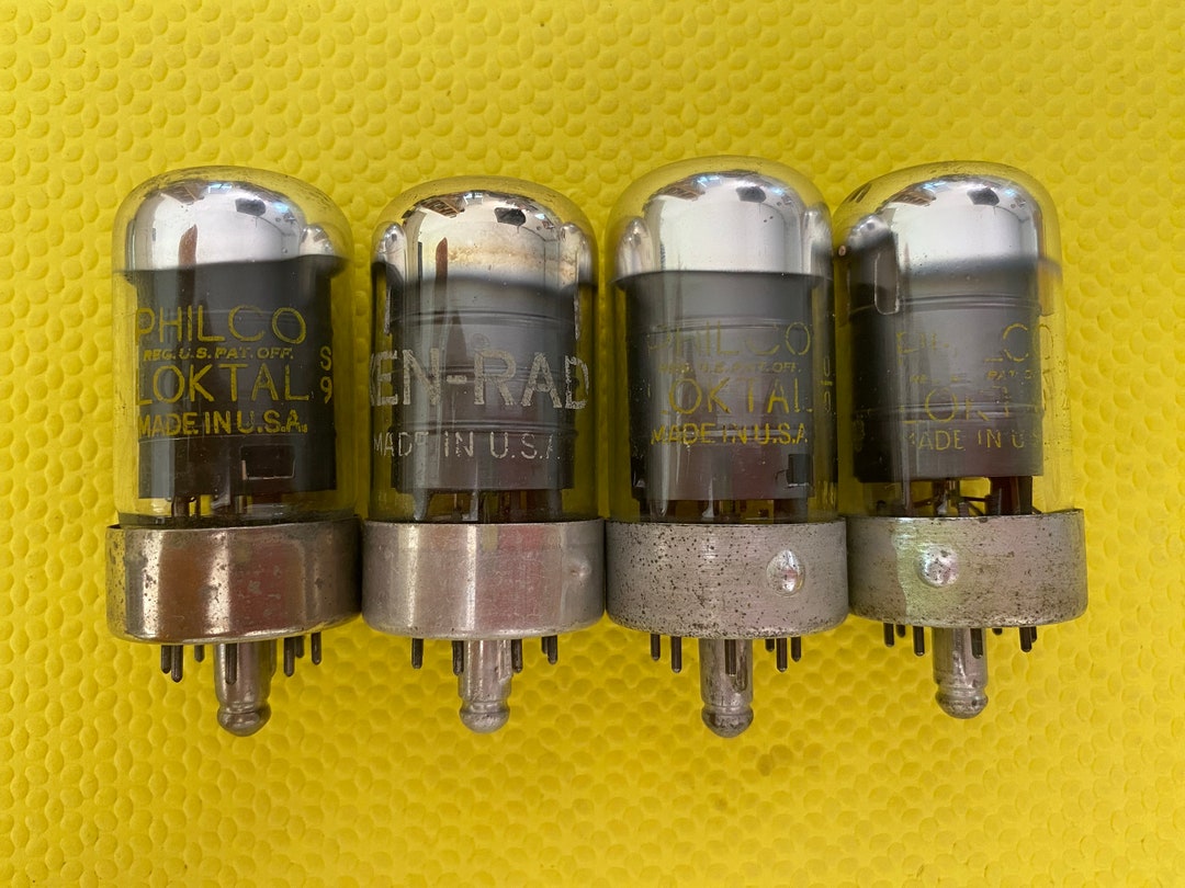 4 Sylvania 7B7 Vacuum Tubes Valves Lot of Four - Etsy