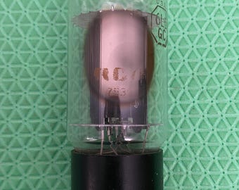 Sylvania Number / Type 48 #48 Vacuum Tube Engraved / Stamped Base