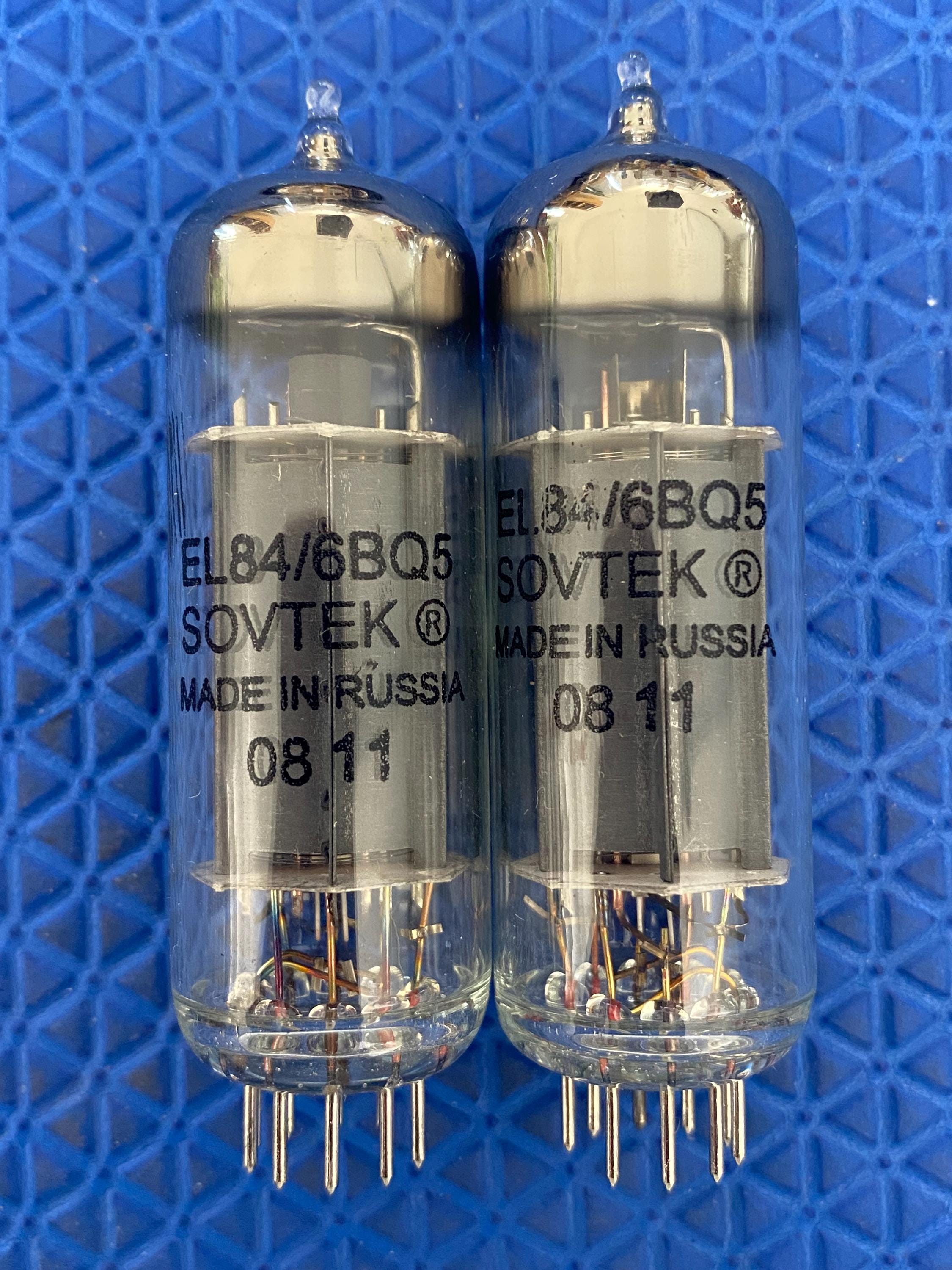 マッチドペア Sovtek 6BQ5 EL84 真空管バルブ NOS テスト済み - Etsy 日本