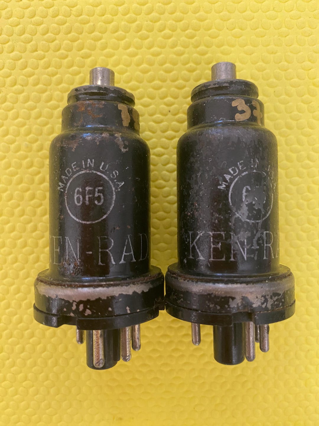 2 Ken-rad 6F5 6F5GT Vacuum Tubes Valves Lot of Two - Etsy
