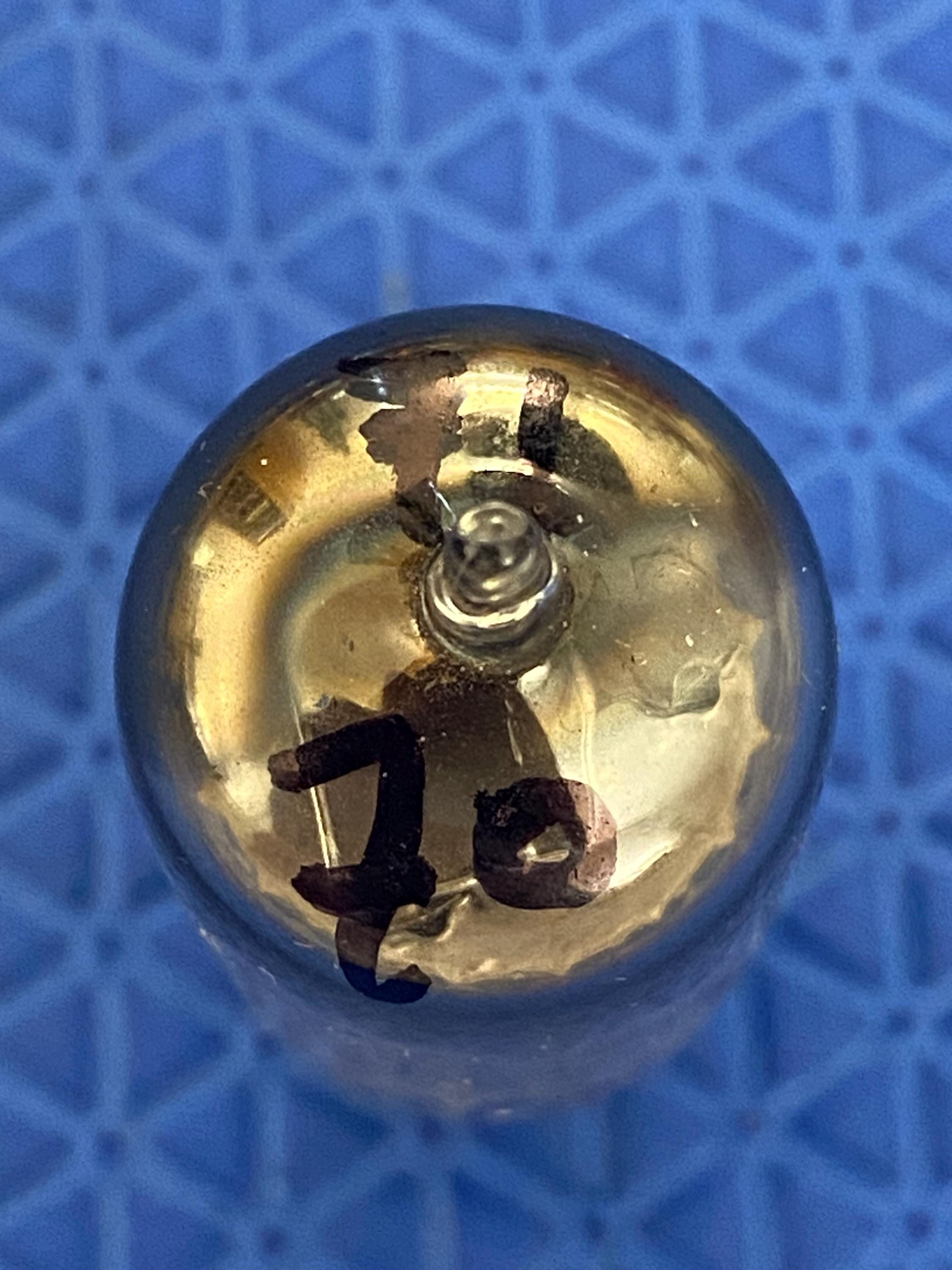 Ken-rad Nickel Pewter Plate 5814 12AU7 ECC82 Vacuum Tube Valve