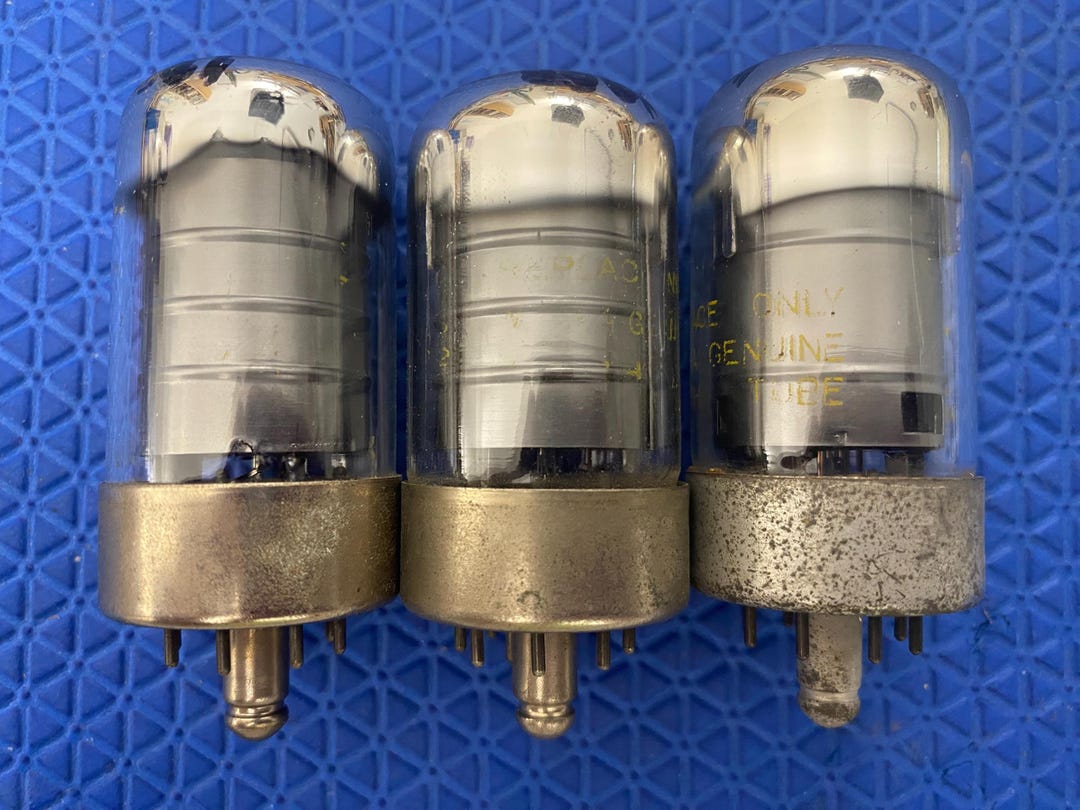 Matched Trio Sylvania 7A7 Vacuum Tubes Valves Lot of Three - Etsy