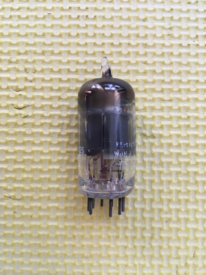 General Electric GE 6AN8 Vacuum Tube Valve Gray Glass Amplitrex-Tested