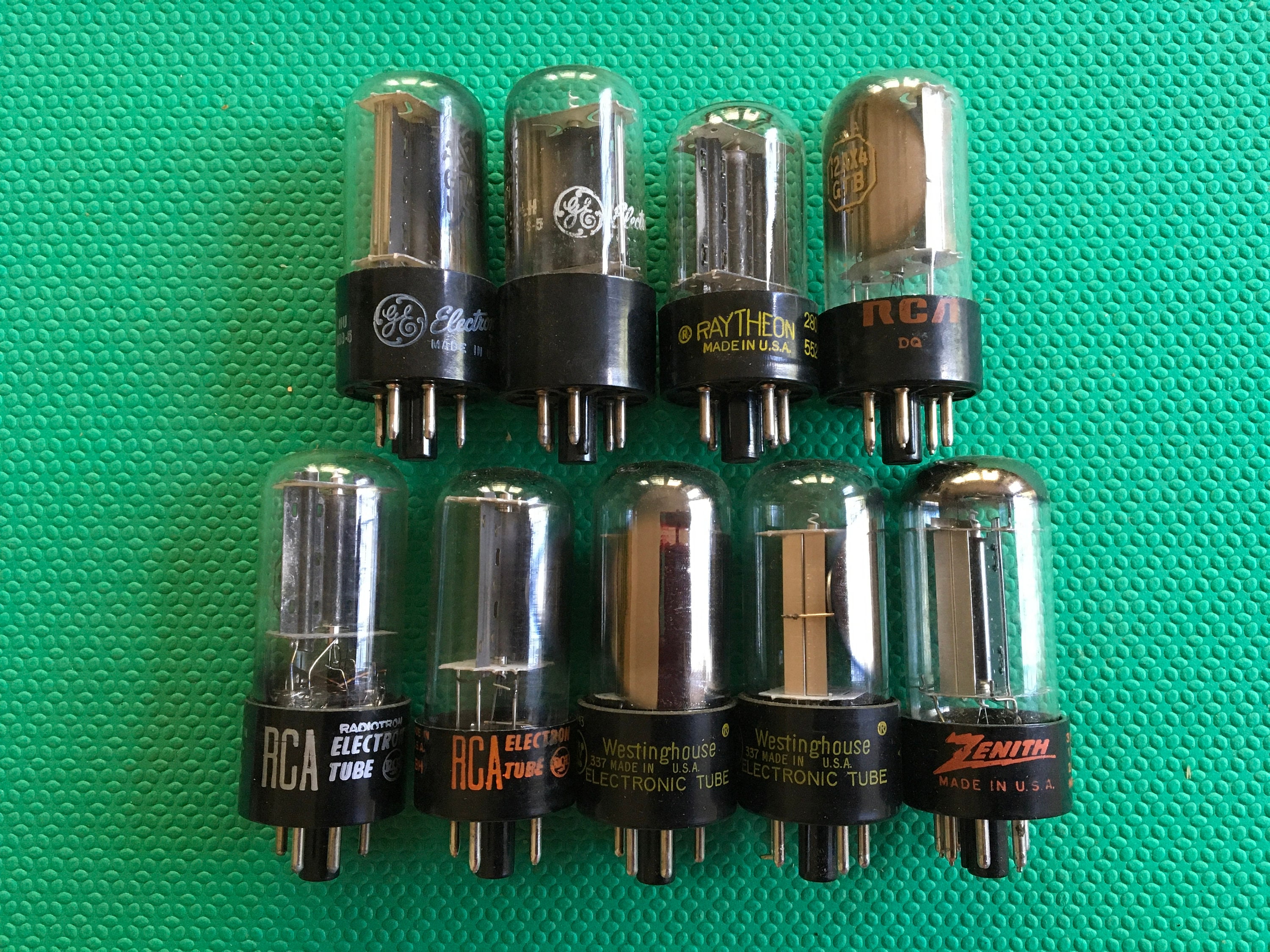 米国製 12AX4 12AX4GT 12AX4GTA 12AX4GTB 真空管 バルブ 新品未使用 9