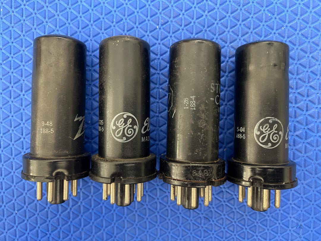4 General Electric GE 6AG7 Vacuum Tubes Lot of Four - Etsy