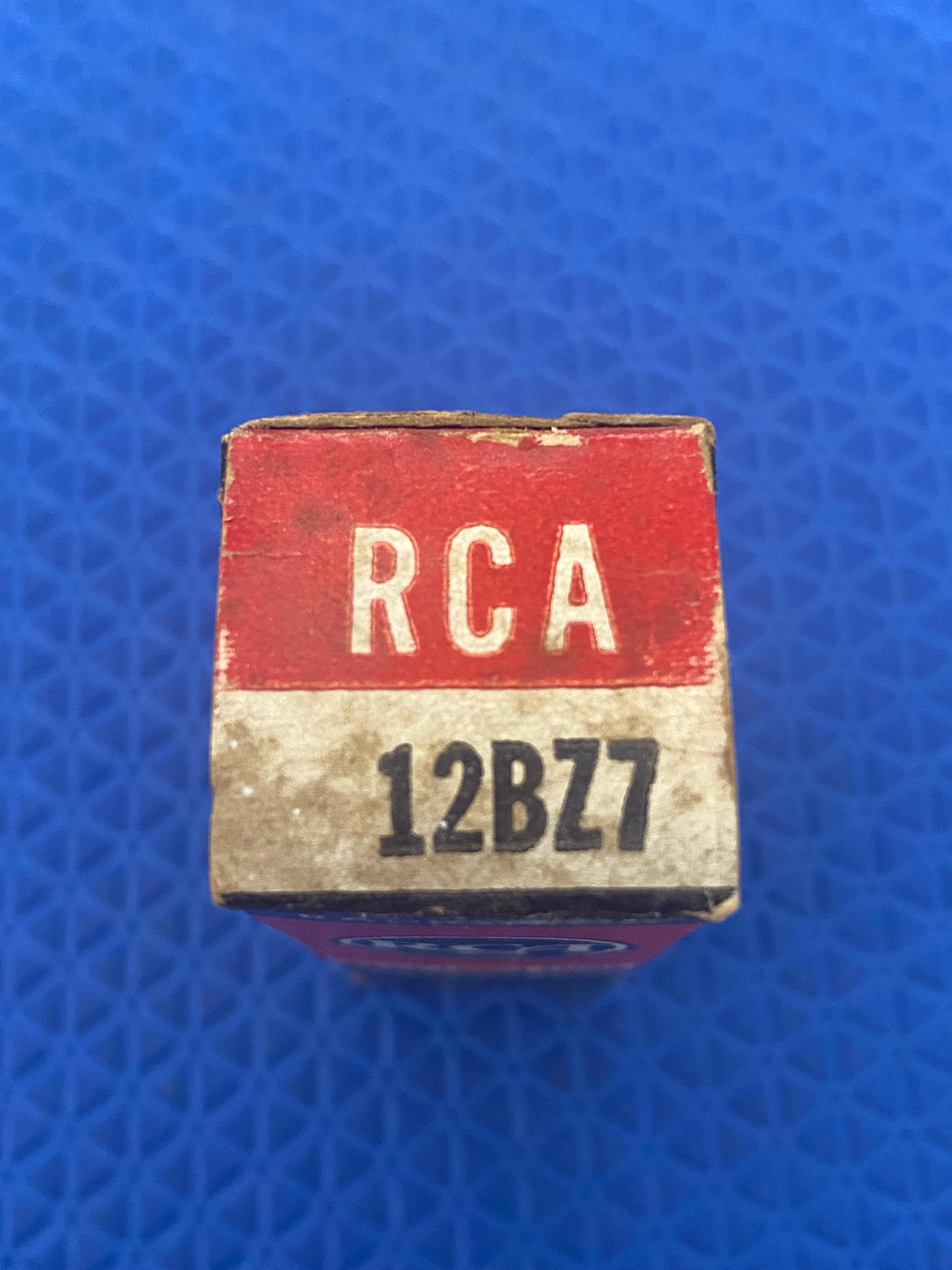 RCA ブラックプレート 12BZ7 真空管バルブ NOS NIB ユニバルブまたは