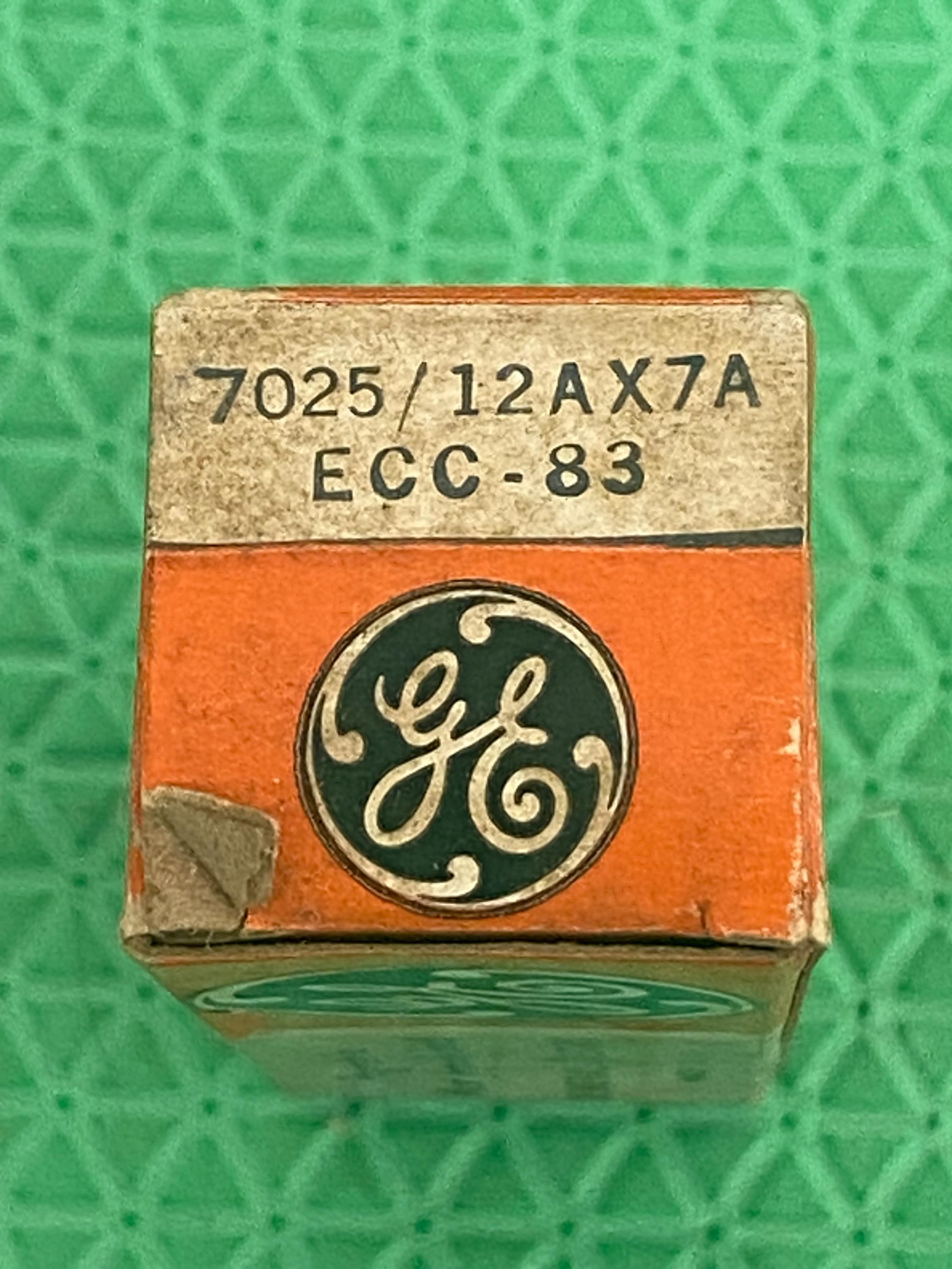 General Electric GE 7025 12AX7 ECC83 Vacuum Tube NOS NIB - Etsy