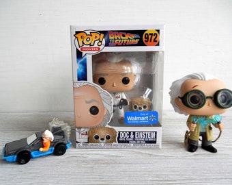 FUNKO POP CULTURE BACK TO THE FUTURE DOC EMMETT BROWN LOOTCRATE LE VINYL NEW