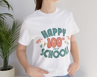 100th Day of School Unisex Jersey Short Sleeve Tee